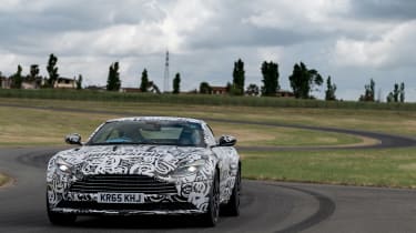 Aston Martin DB11 prototype - front cornering