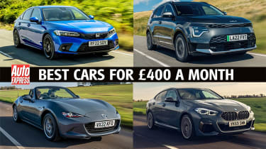 Best cars for £400 a month - header