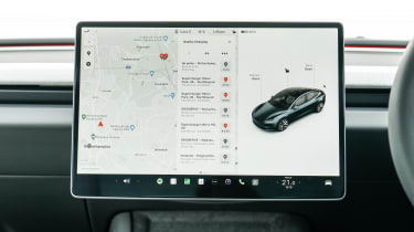 Tesla Model 3 - central touchscreen