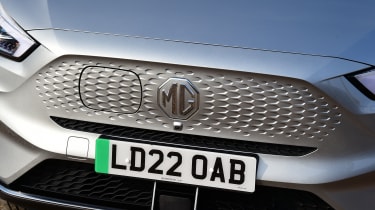 MG ZS EV - front grille