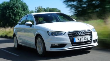 Audi A3 Saloon front view 