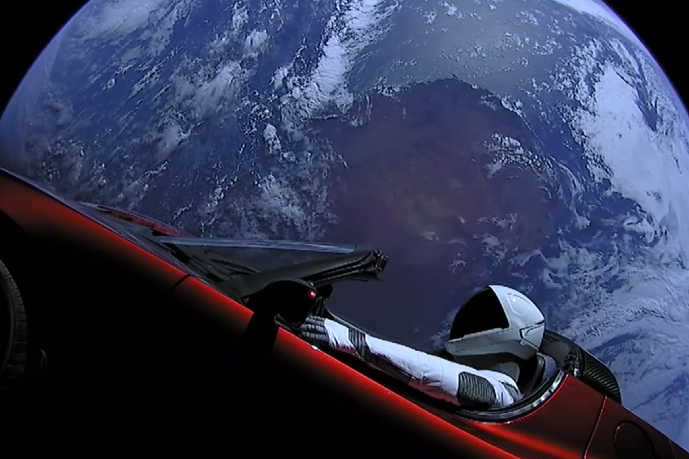 tesla space travel