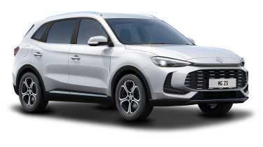 MG ZS configurator front 3/4 - white