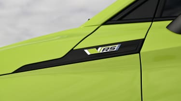 New Skoda Elroq vRS UK - vRS badge 