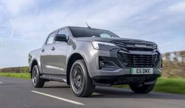 New Isuzu D-Max EV - front tracking 