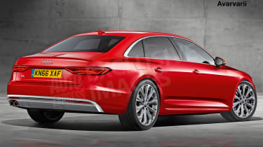Audi A6 exclusive image (watermarked) - rear