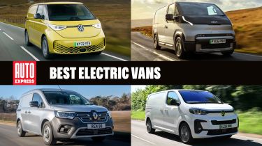 Best electric vans - header image, March 2026