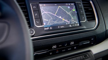 Vauxhall Vivaro-e Hydrogen - infotainment screen