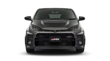 Toyota GRMN Yaris grey - front