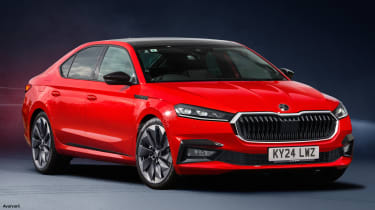 Skoda Superb - front (watermarked)