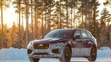 Jaguar F-Pace prototype - front three quarter