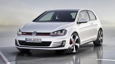 VW Golf GTI front three-quarter