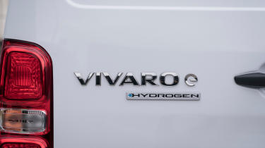 Vauxhall Vivaro Hydrogen - rear badging