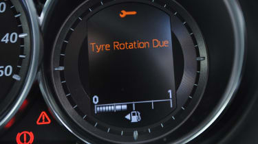 Mazda CX-5 tyre rotation light