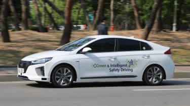 Hyundai Ioniq autonomous ride review - front