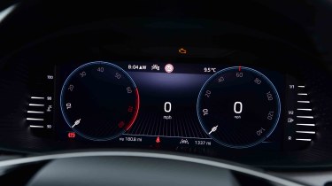 Skoda Scala - digital instrument cluster