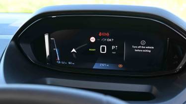 Peugeot E-Partner - digital instrument cluster