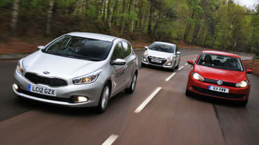 New Kia Cee'd vs rivals