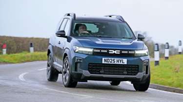 Dacia Bigster - front cornering