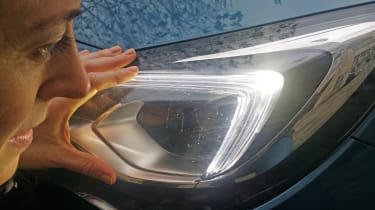 Vauxhall Astra - matrix light detail