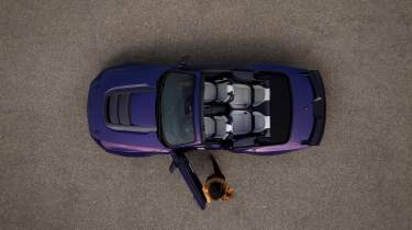 Ford Mustang Dark Horse SC convertible - overhead