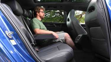 Volkswagen Passat - rear seats with online reviews editor, Max Adams
