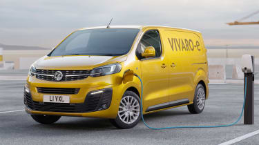 Vauxhall Vivaro-e - charging