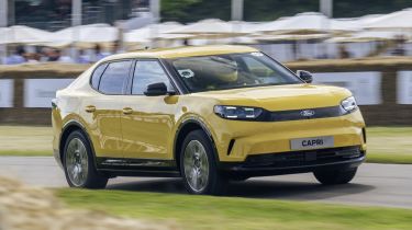 New Ford Capri - front cornering 