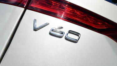Volvo V60 - silver V60 badge