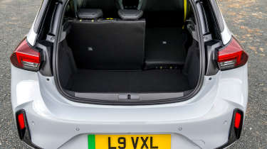 Vauxhall Corsa GSE boot 60:40 split