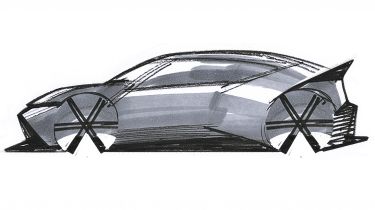Hyundai Motor Concept THREE teaser sketch