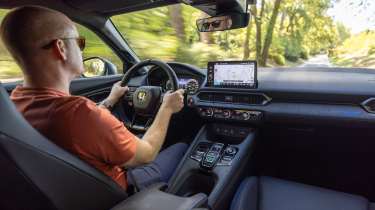 Alex Ingram driving the Honda Prelude