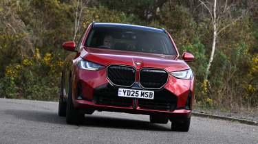 BMW X3 30e xDrive M Sport - front cornering