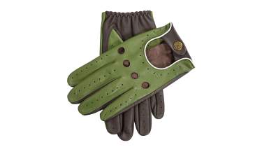 Dent Gloves GRAND PRIX Lincoln Green Brown White