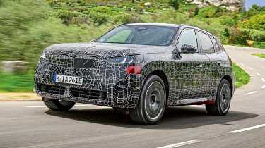 BMW X3 prototype (camouflaged) - front tracking