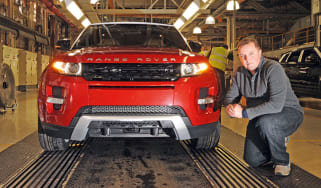 Range Rover Evoque at the factory