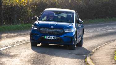 Skoda Enyaq Coupe - front cornering