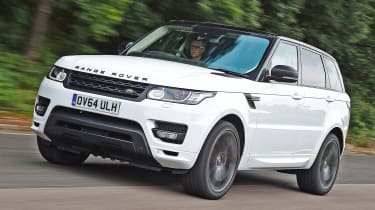 Range Rover Sport driving