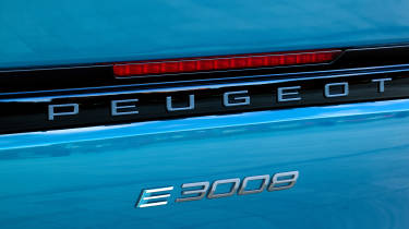 Peugeot E-3008 UK - rear detail