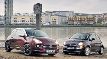 Fiat 500 vs Vauxhall Adam