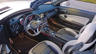 Mercedes SLK55 AMG interior