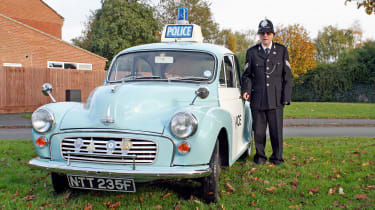 Morris Minor feature - police car