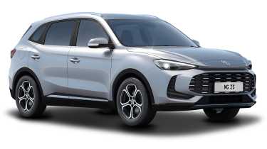 MG ZS configurator front 3/4 - silver