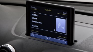 Audi A3 popup sat-nav screen