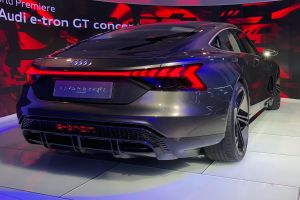 audi e-tron gt concept la motor show rear