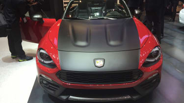 Abarth 124 Spider - Geneva show full front red