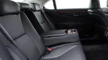 Lexus LS saloon rear seats