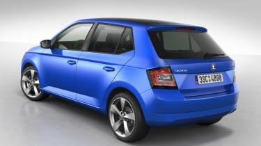 New Skoda Fabia 2014 rear