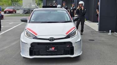 Toyota mid-engined prototype - white front end