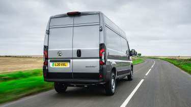 Vauxhall Movano Electric - rear tracking